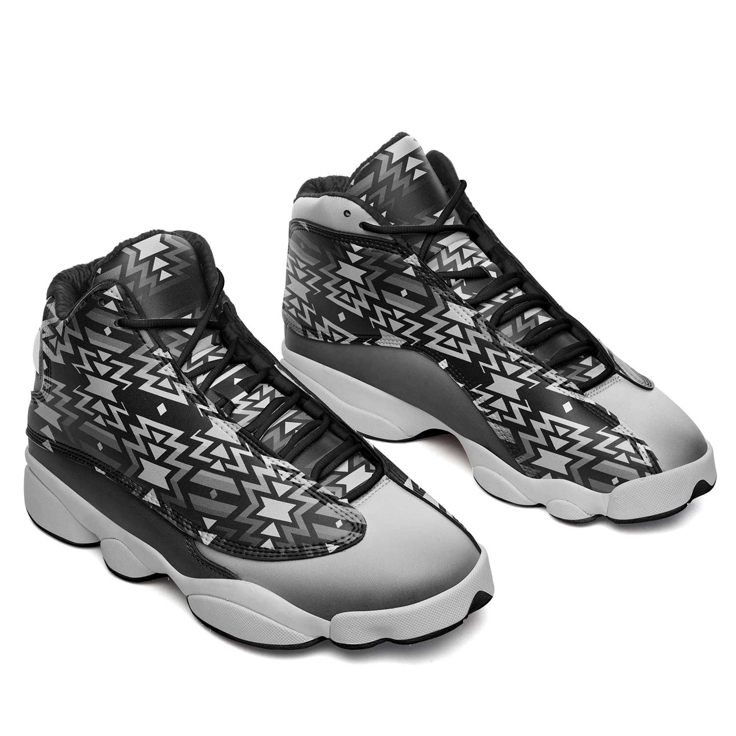Black Fire Black and White Athletic Shoes Herman