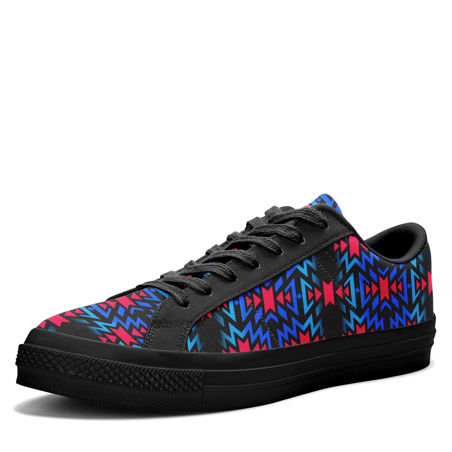 Black Fire Dragonfly Aapisi Low Top Canvas Shoes Black Sole 49 Dzine