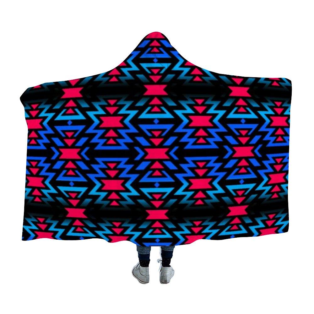 Black Fire Dragonfly Hooded Blanket 49 Dzine
