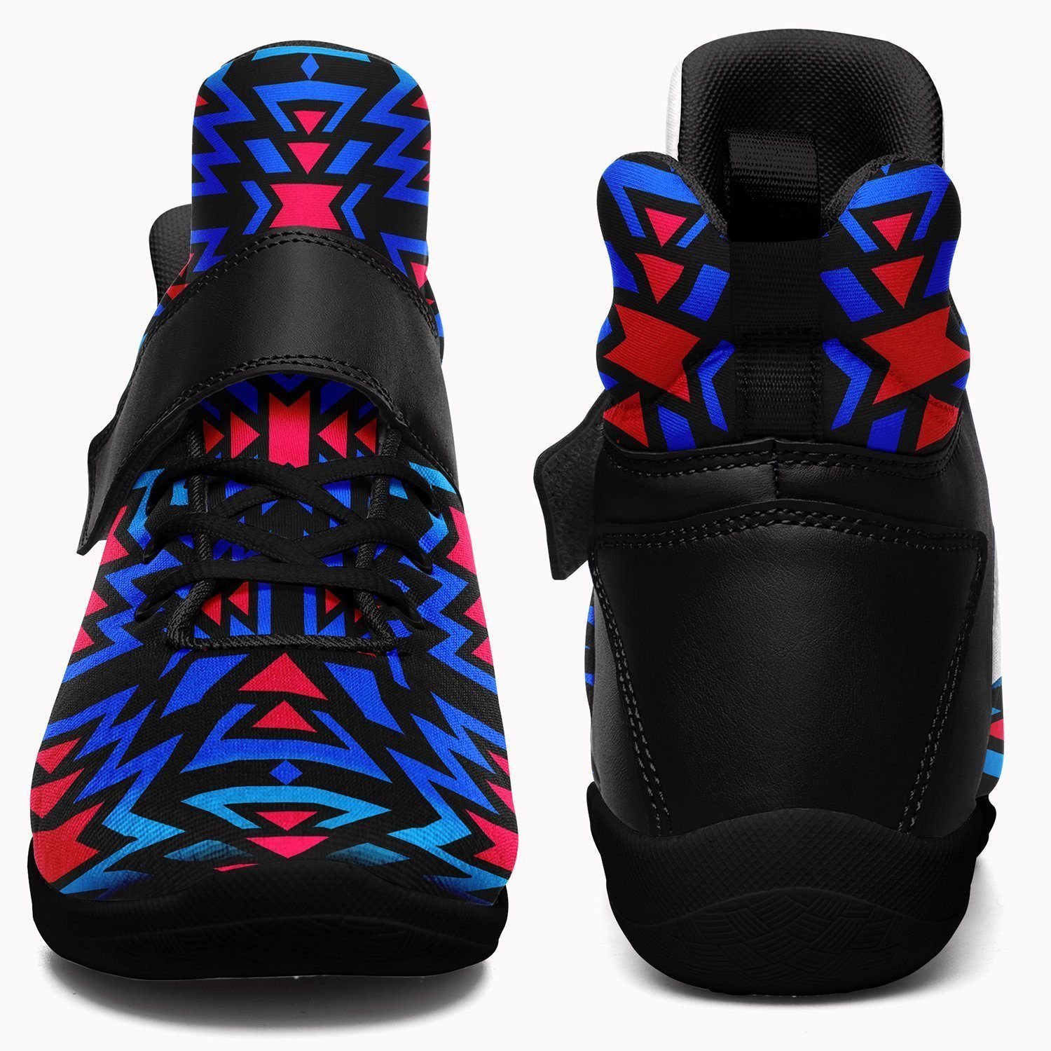 Black Fire Dragonfly Ipottaa Basketball / Sport High Top Shoes - Black Sole 49 Dzine
