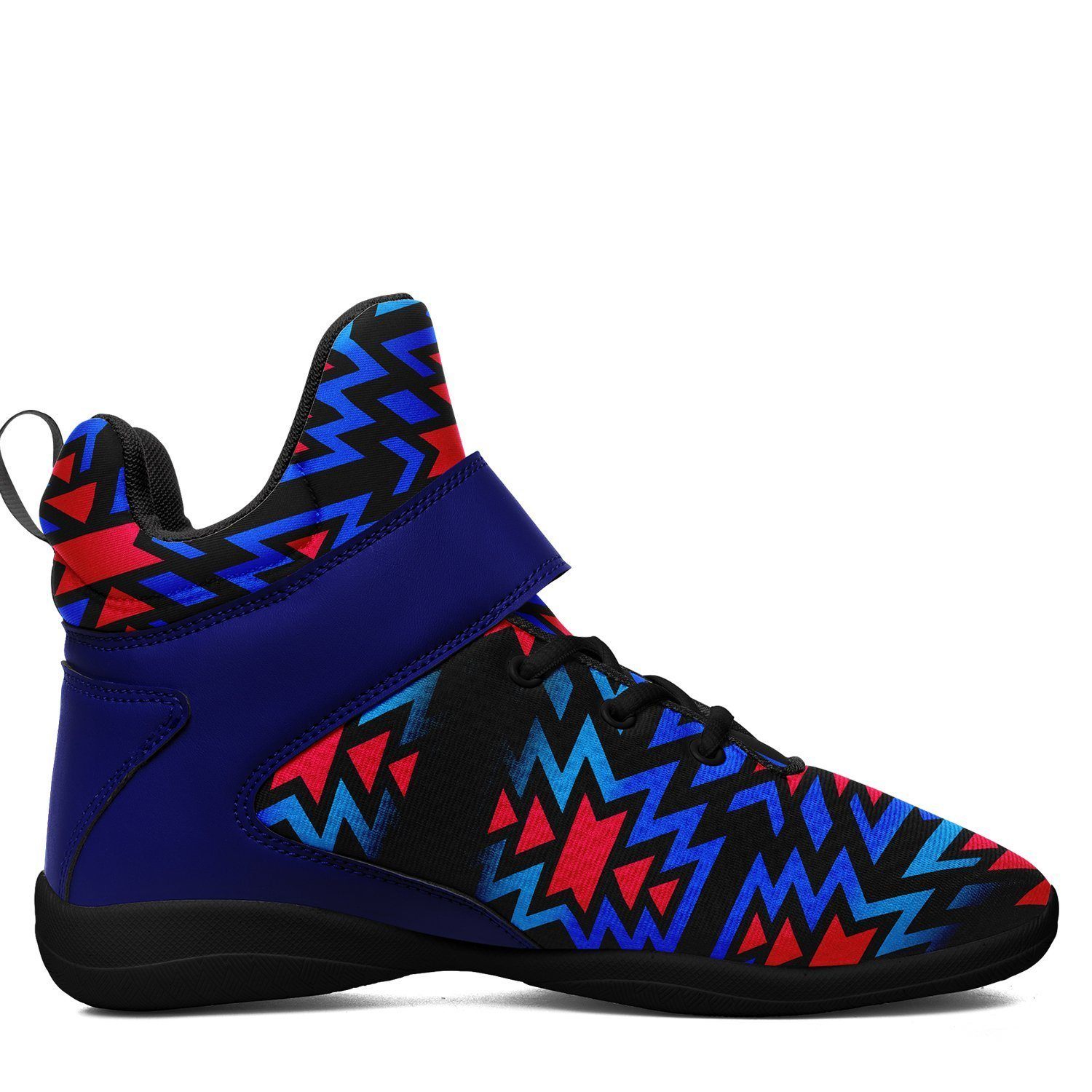 Black Fire Dragonfly Ipottaa Basketball / Sport High Top Shoes - Black Sole 49 Dzine