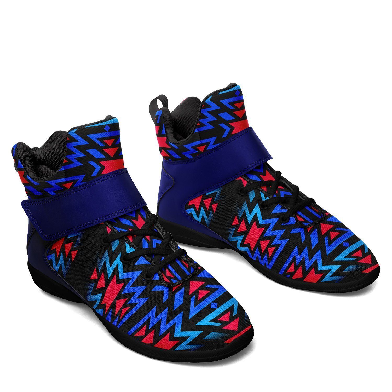 Black Fire Dragonfly Ipottaa Basketball / Sport High Top Shoes - Black Sole 49 Dzine