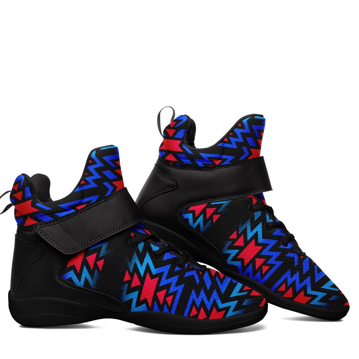 Black Fire Dragonfly Ipottaa Basketball / Sport High Top Shoes - Black Sole 49 Dzine