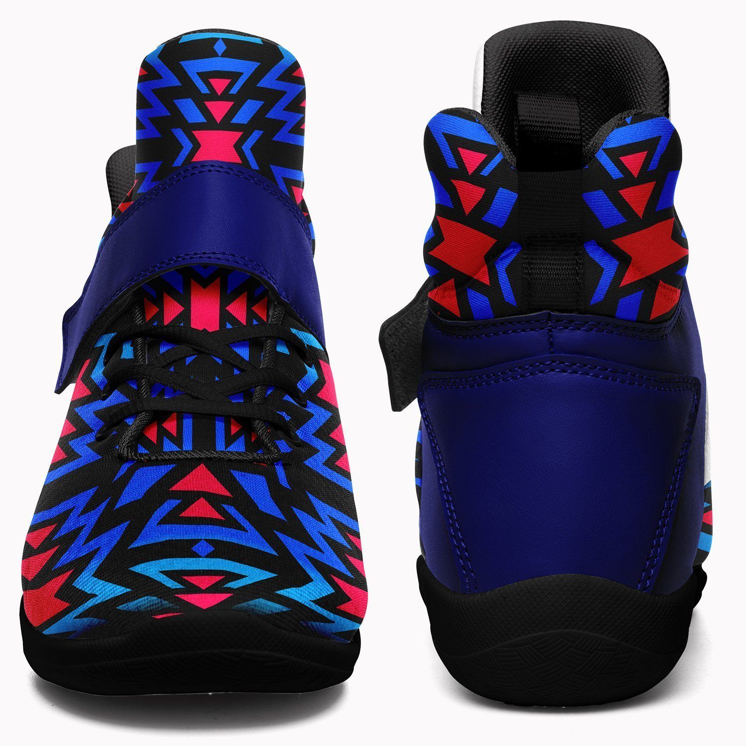 Black Fire Dragonfly Ipottaa Basketball / Sport High Top Shoes - Black Sole 49 Dzine