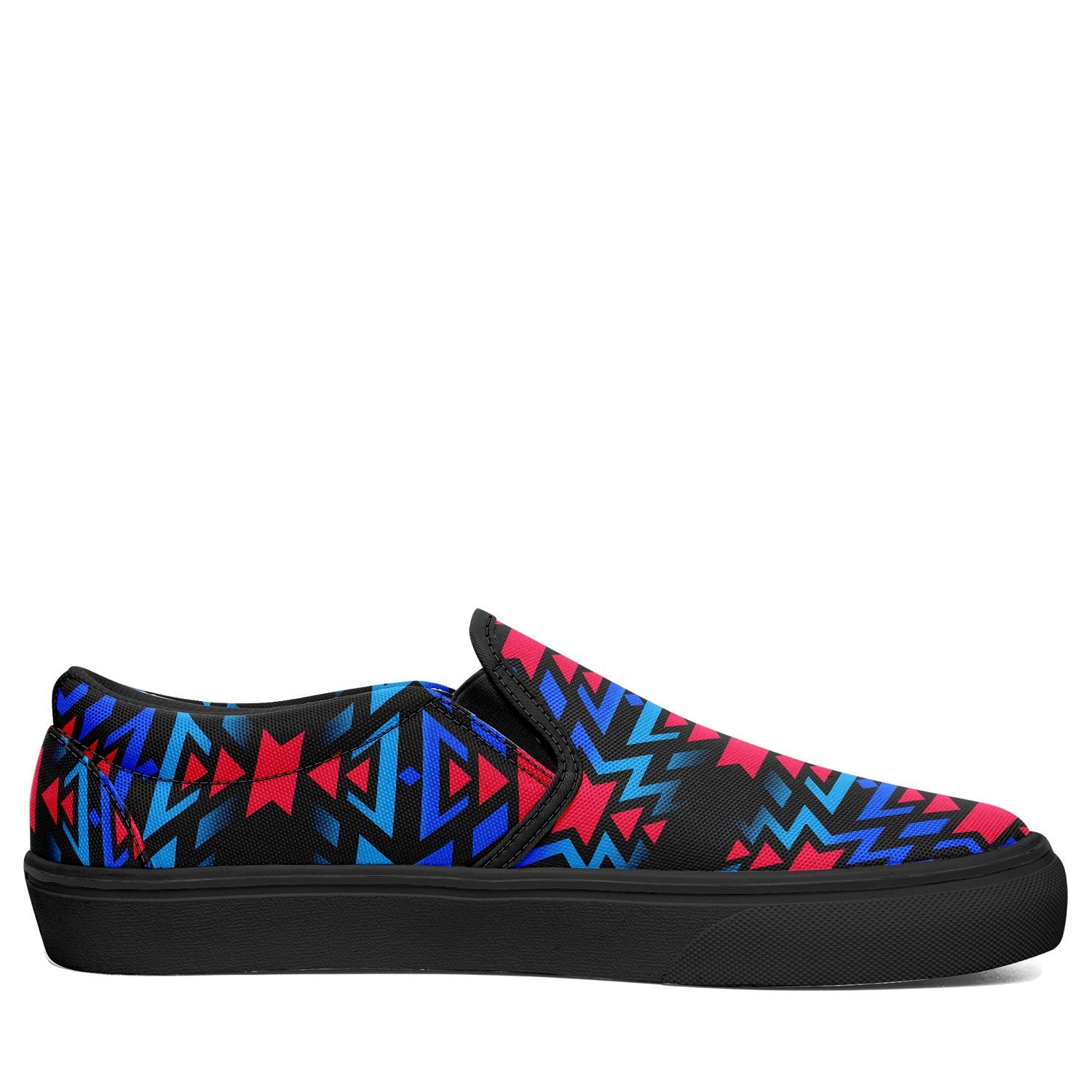 Black Fire Dragonfly Otoyimm Canvas Slip On Shoes 49 Dzine