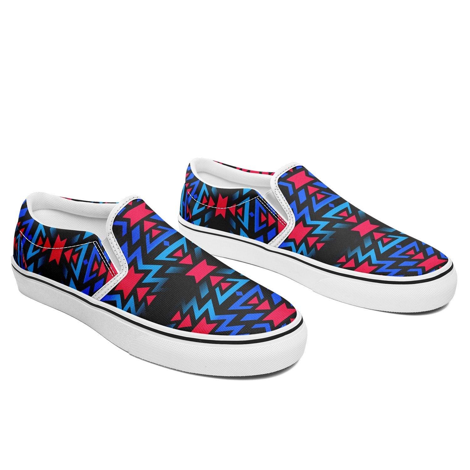 Black Fire Dragonfly Otoyimm Canvas Slip On Shoes 49 Dzine
