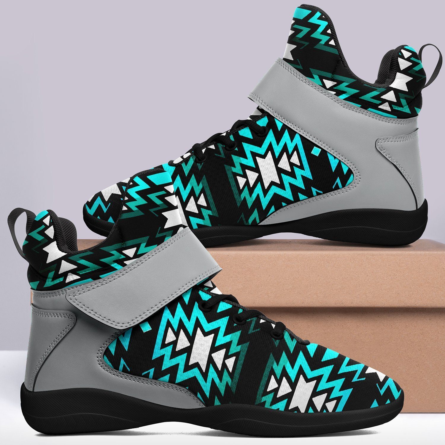 Black Fire Firefly Ipottaa Basketball / Sport High Top Shoes - Black Sole 49 Dzine