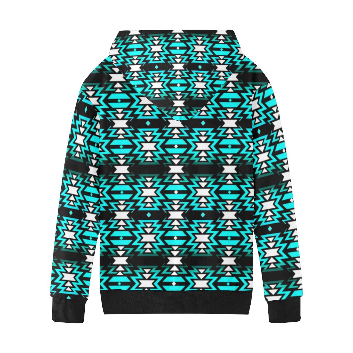 Black Fire Firefly Kids' All Over Print Hoodie (Model H38) Kids' AOP Hoodie (H38) e-joyer