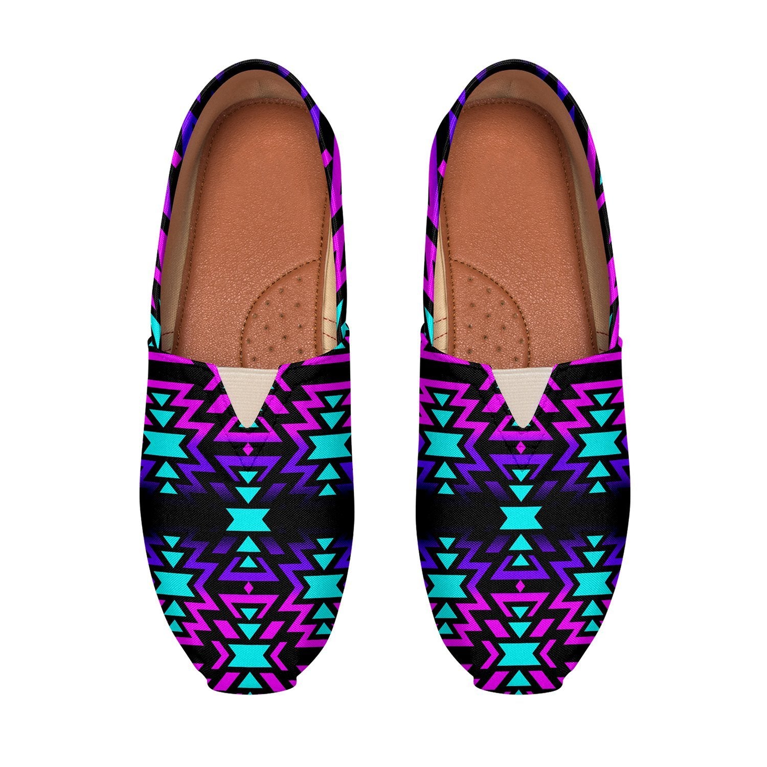 Black Fire Winter Sunset Casual Unisex Slip On Shoe Herman