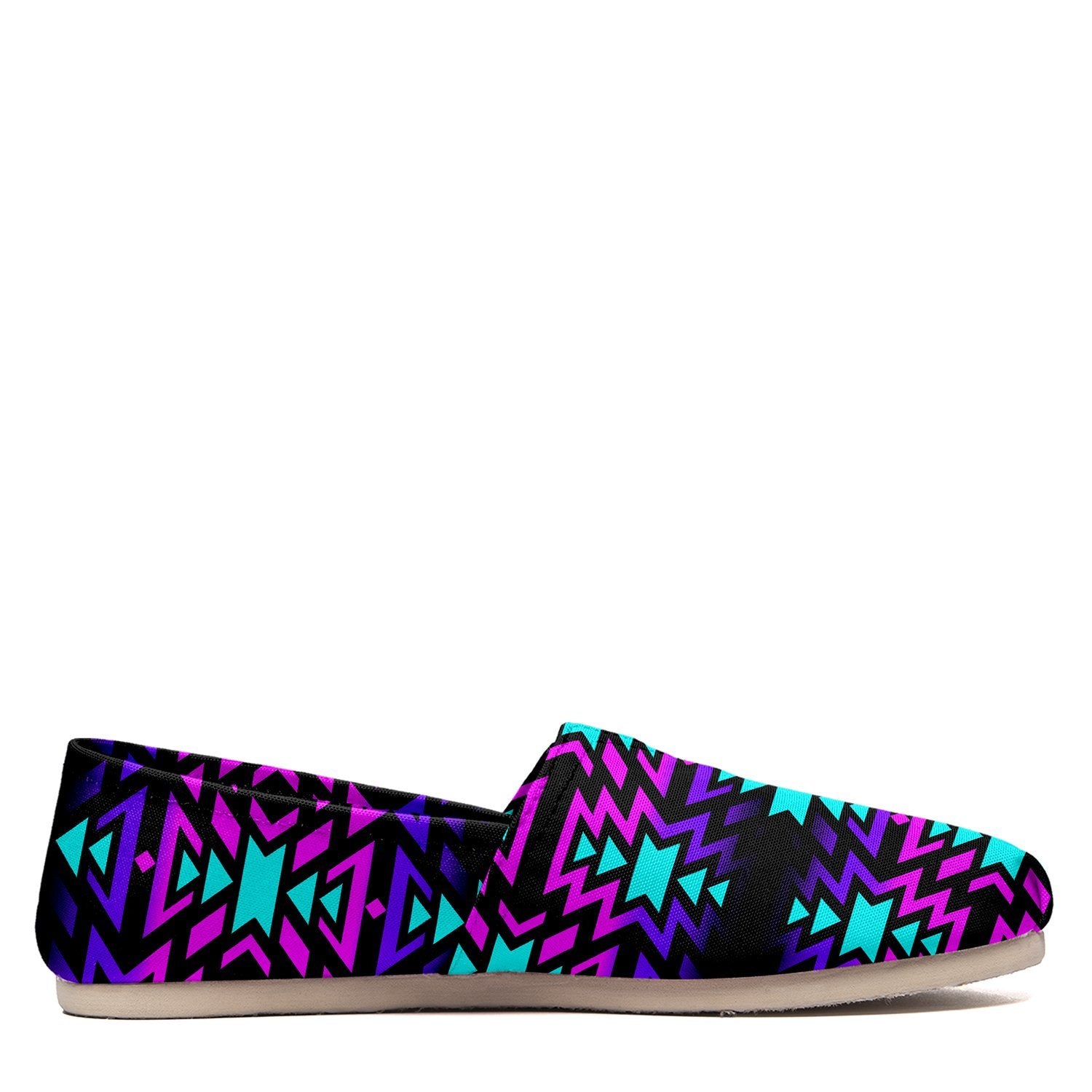 Black Fire Winter Sunset Casual Unisex Slip On Shoe Herman