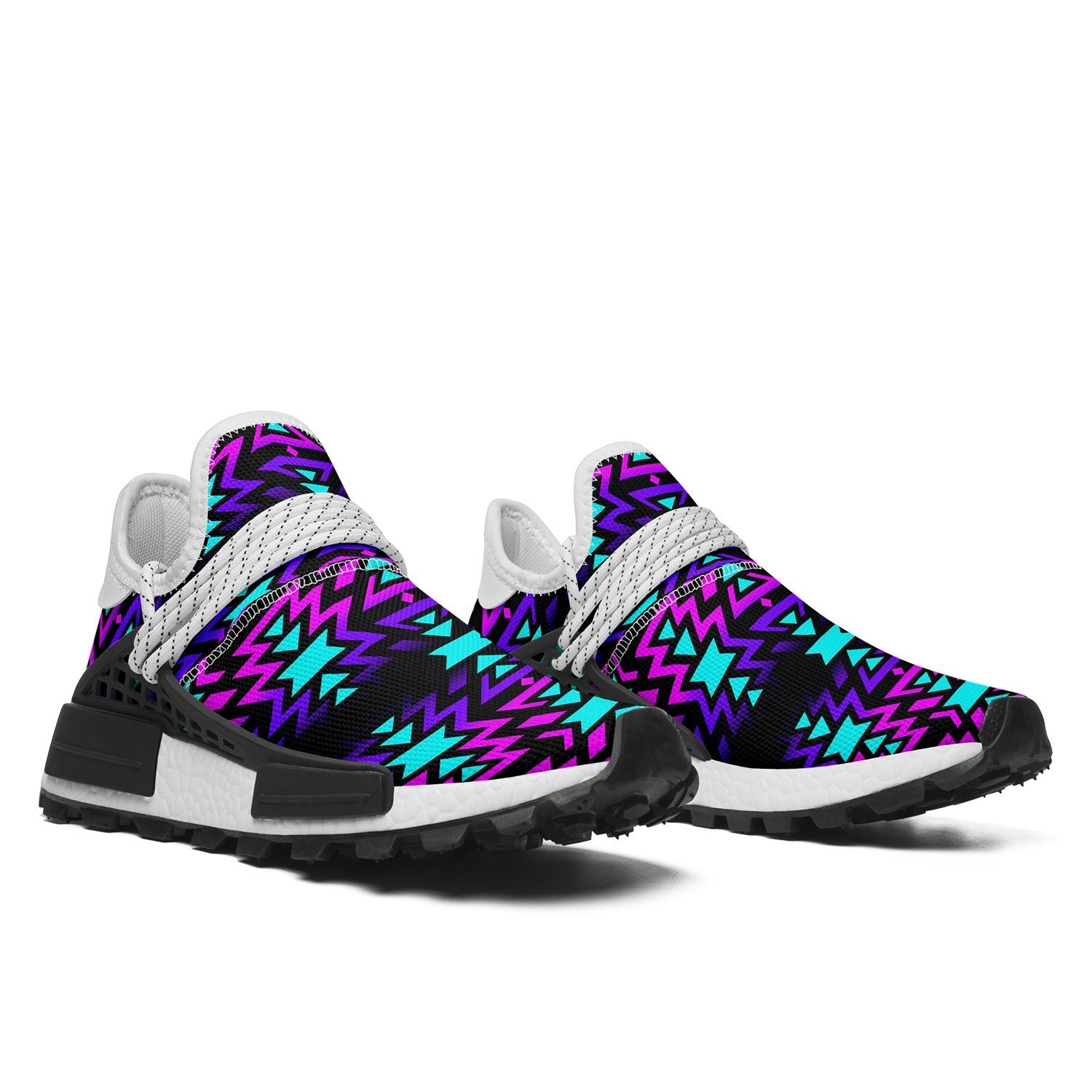 Black Fire Winter Sunset Okaki Sneakers Shoes 49 Dzine
