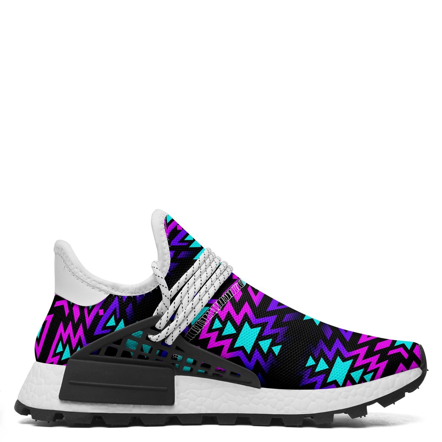 Black Fire Winter Sunset Okaki Sneakers Shoes 49 Dzine