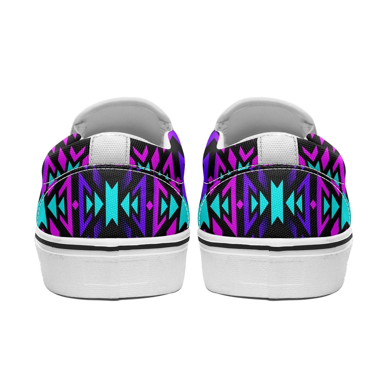 Black Fire Winter Sunset Otoyimm Canvas Slip On Shoes 49 Dzine
