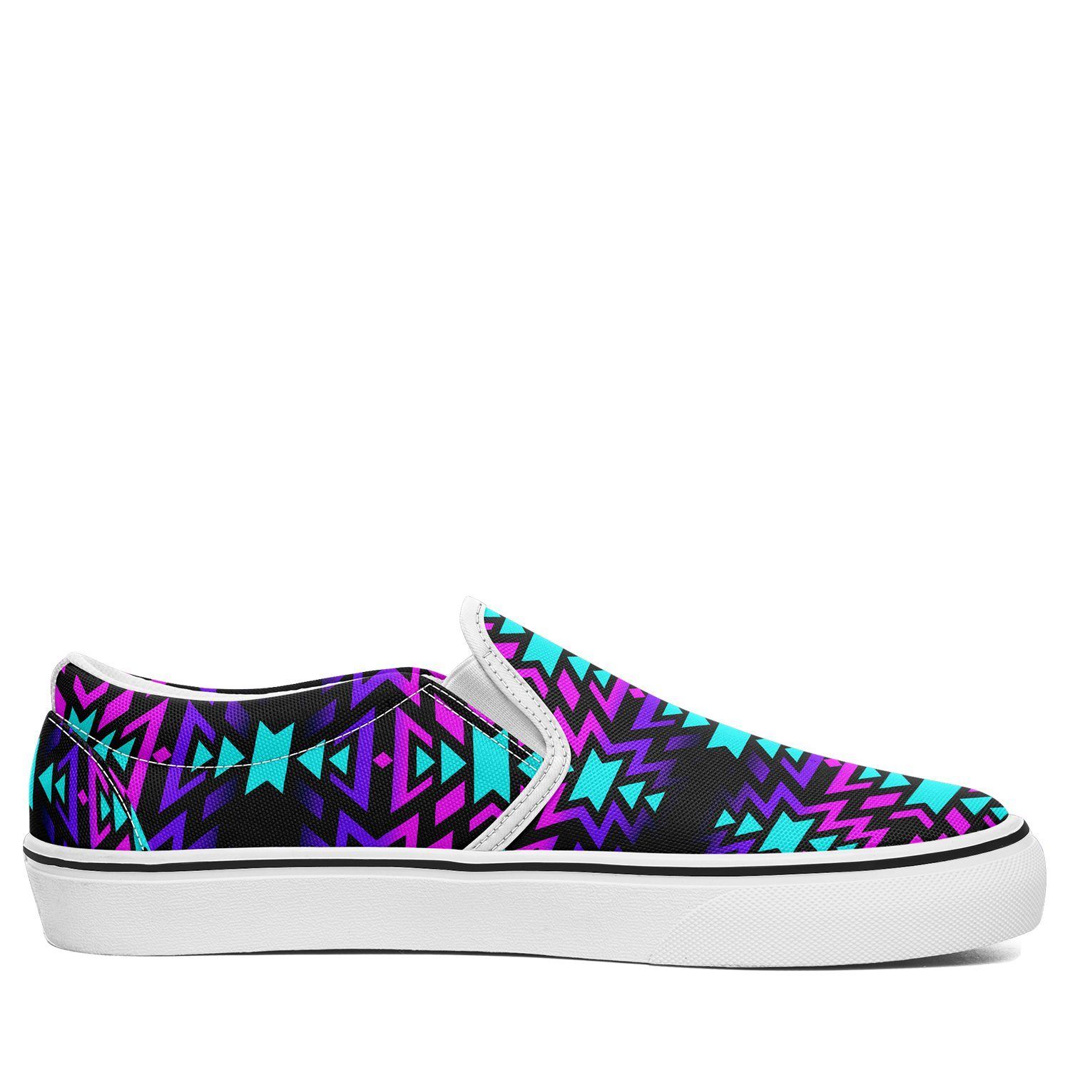 Black Fire Winter Sunset Otoyimm Kid's Canvas Slip On Shoes 49 Dzine