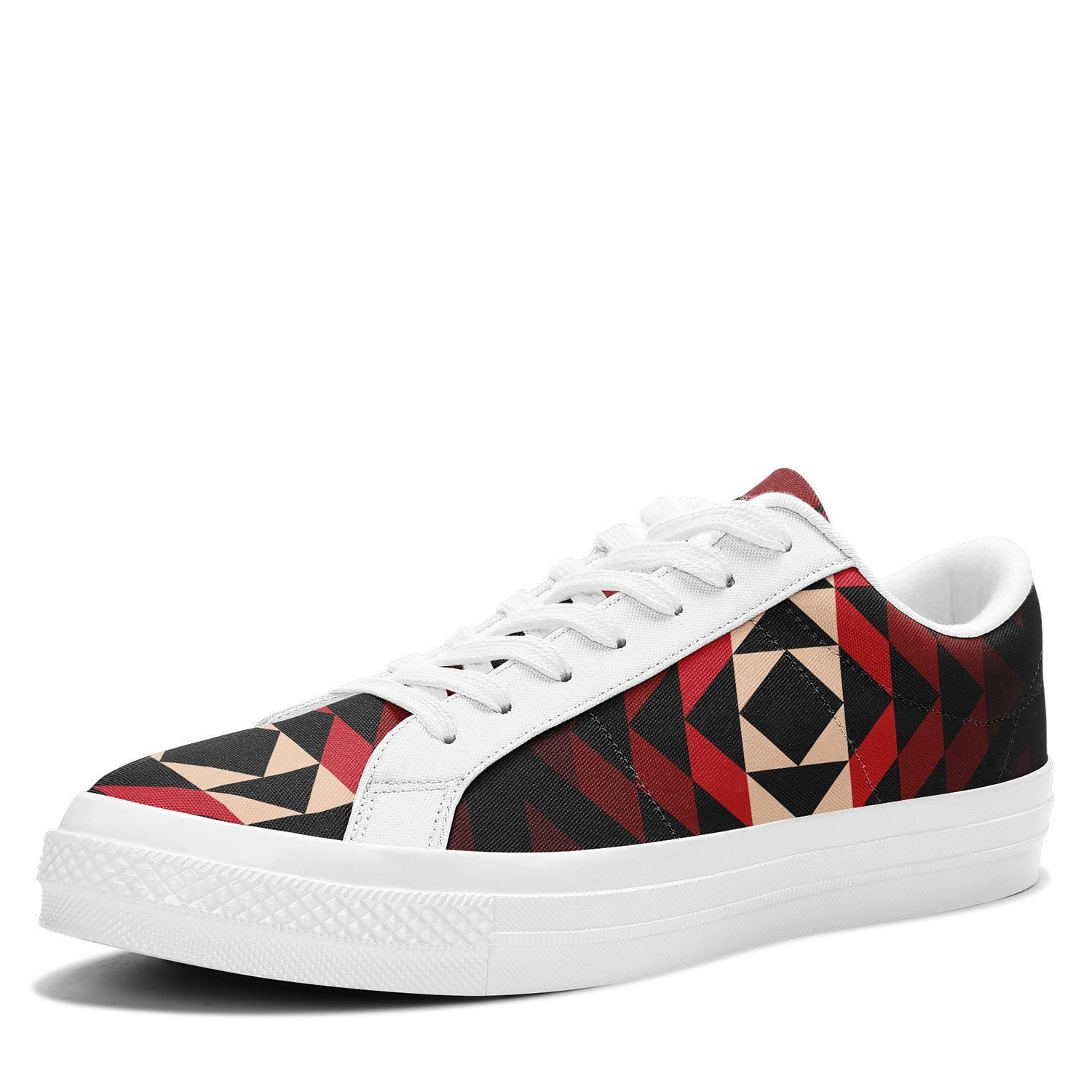 Black Rose Aapisi Low Top Canvas Shoes White Sole aapisi Herman