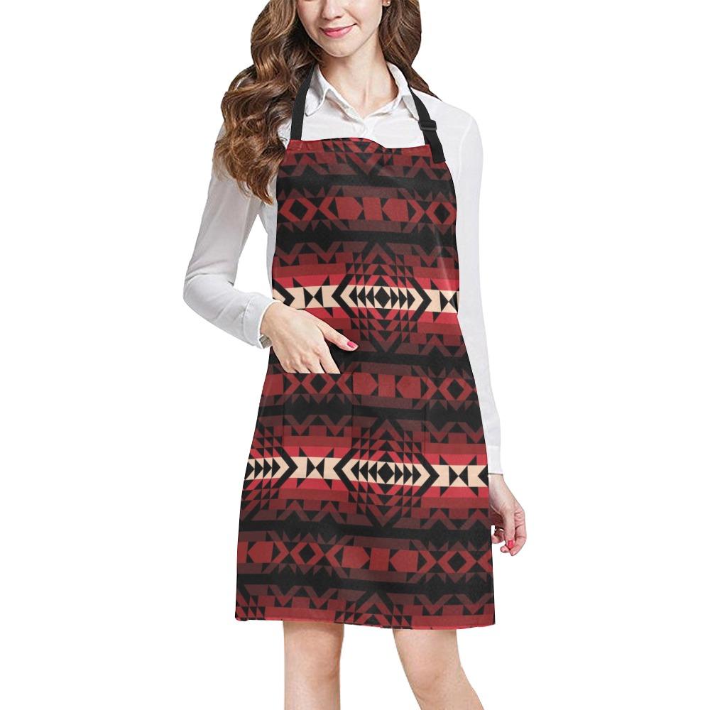 Black Rose All Over Print Apron All Over Print Apron e-joyer