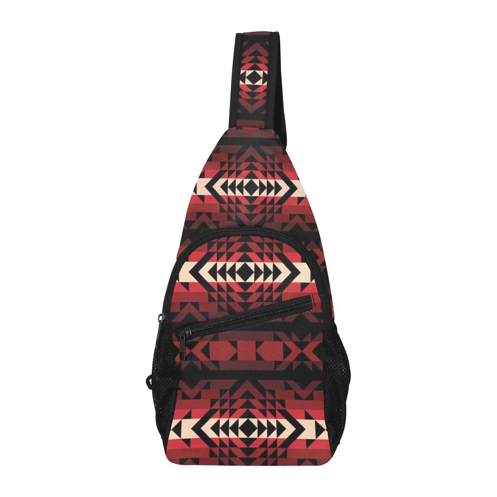 Black Rose All Over Print Chest Bag (Model 1719) All Over Print Chest Bag (1719) e-joyer