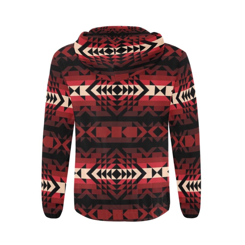 Black Rose All Over Print Full Zip Hoodie for Men (Model H14) All Over Print Full Zip Hoodie for Men (H14) e-joyer