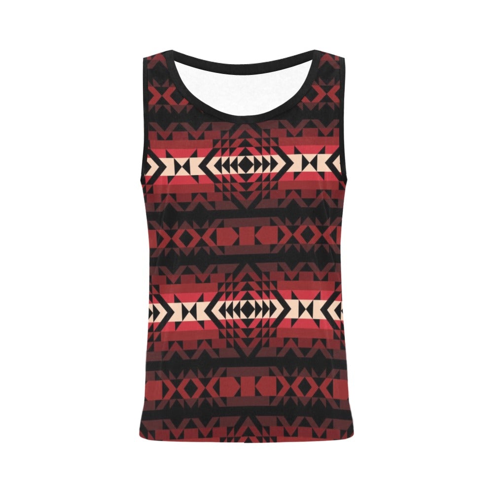 Black Rose All Over Print Tank Top for Women (Model T43) All Over Print Tank Top for Women (T43) e-joyer