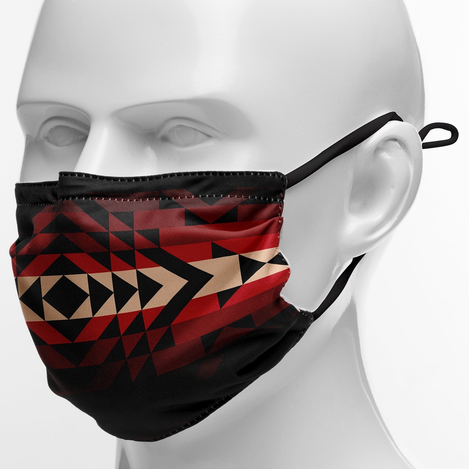 Black Rose Face Cover Herman