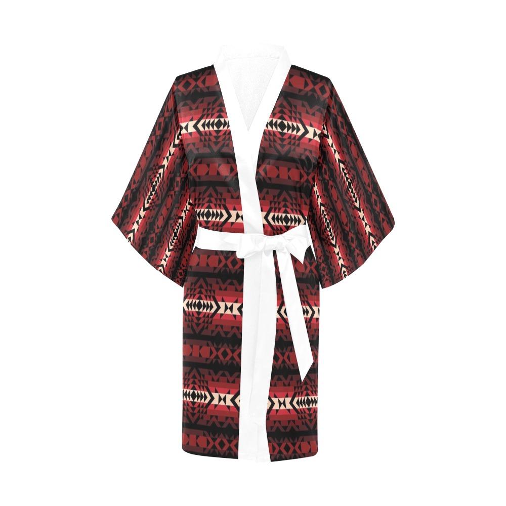 Black Rose Kimono Robe Artsadd