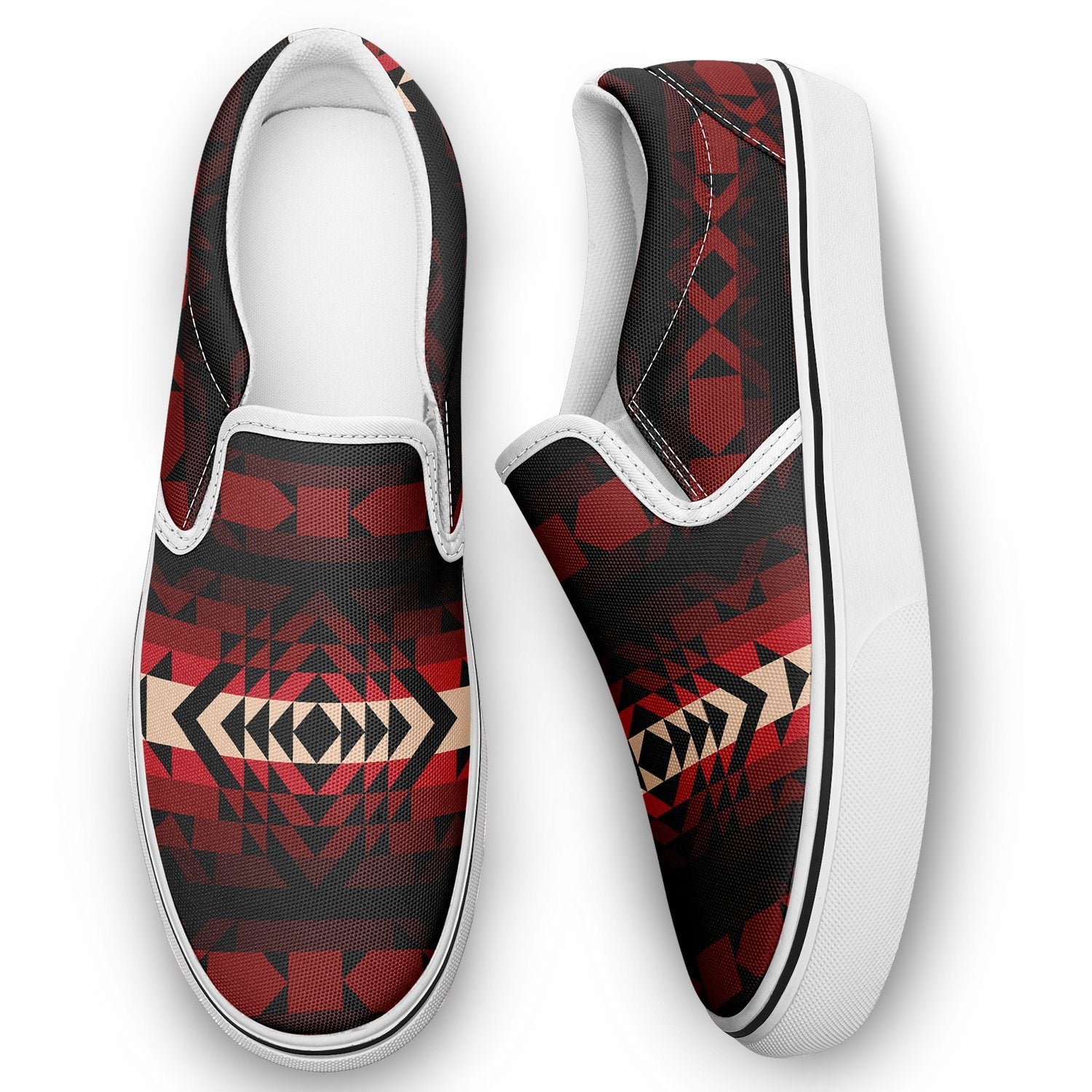 Black Rose Otoyimm Canvas Slip On Shoes otoyimm Herman
