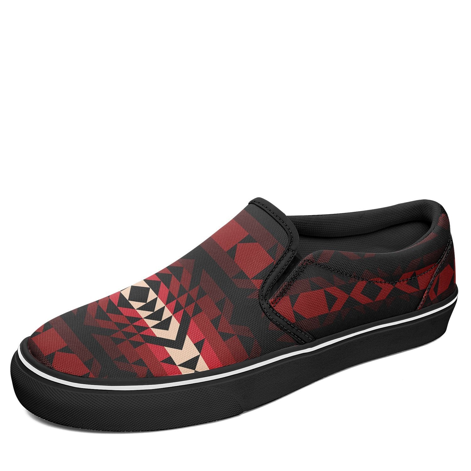 Black Rose Otoyimm Canvas Slip On Shoes otoyimm Herman