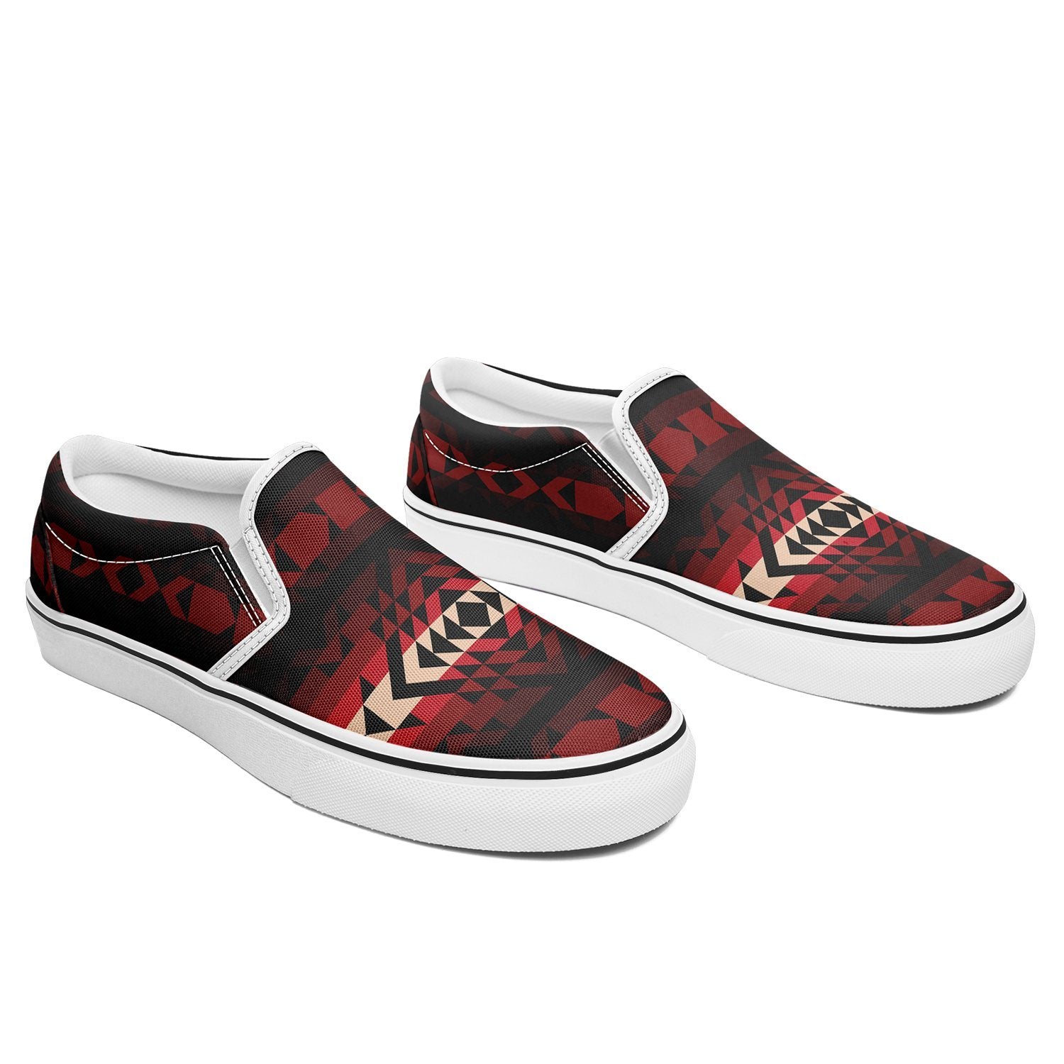 Black Rose Otoyimm Canvas Slip On Shoes otoyimm Herman