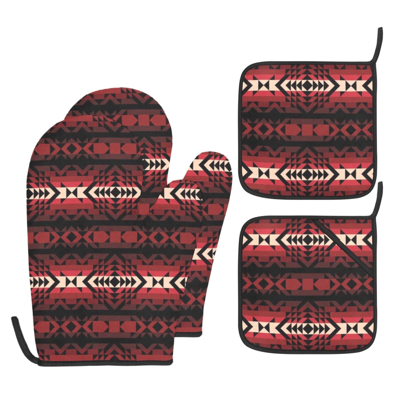 Black Rose Oven Mitt & Pot Holder Oven Mitt & Pot Holder e-joyer