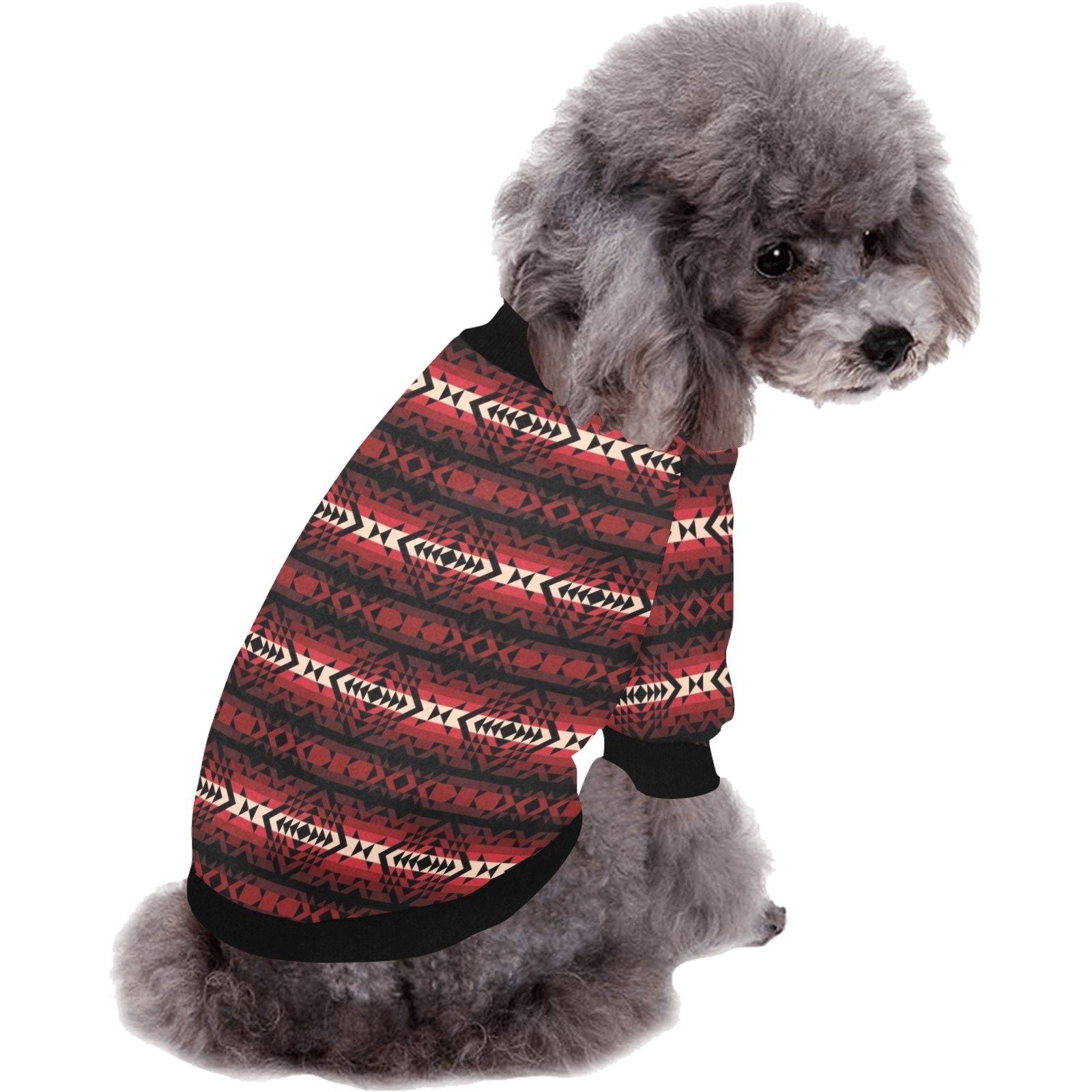 Black Rose Pet Dog Round Neck Shirt Pet Dog Round Neck Shirt e-joyer