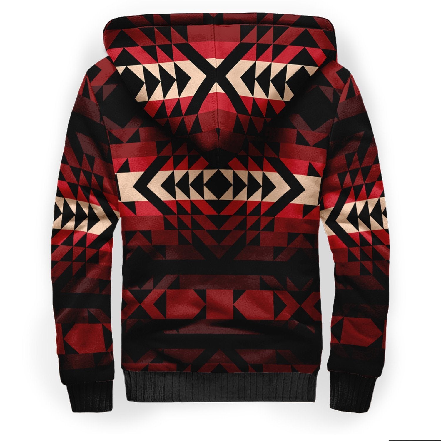 Black Rose Sherpa Hoodie hoodie Herman