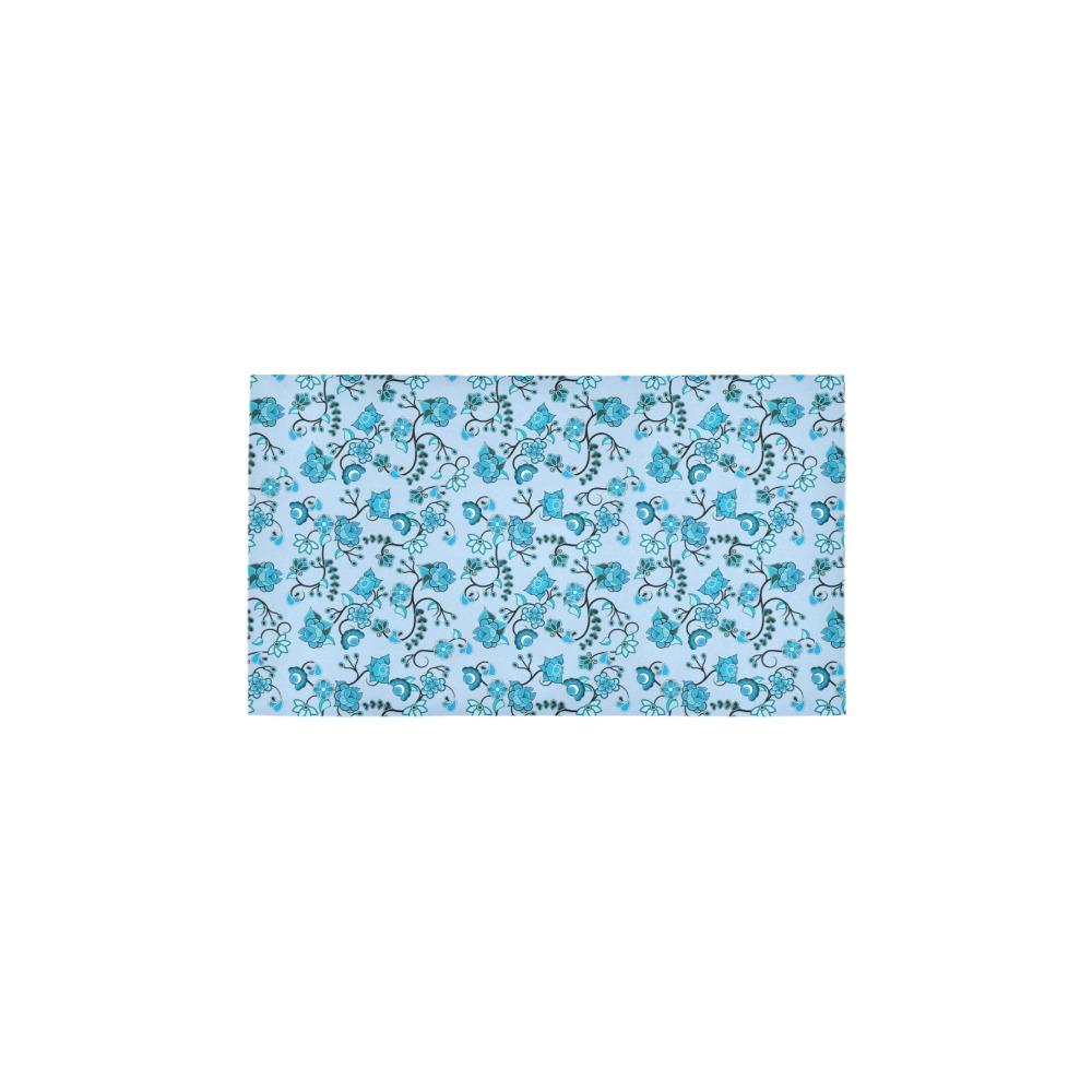 Blue Floral Amour Bath Rug 16''x 28'' Bath Rug 16''x 28'' e-joyer