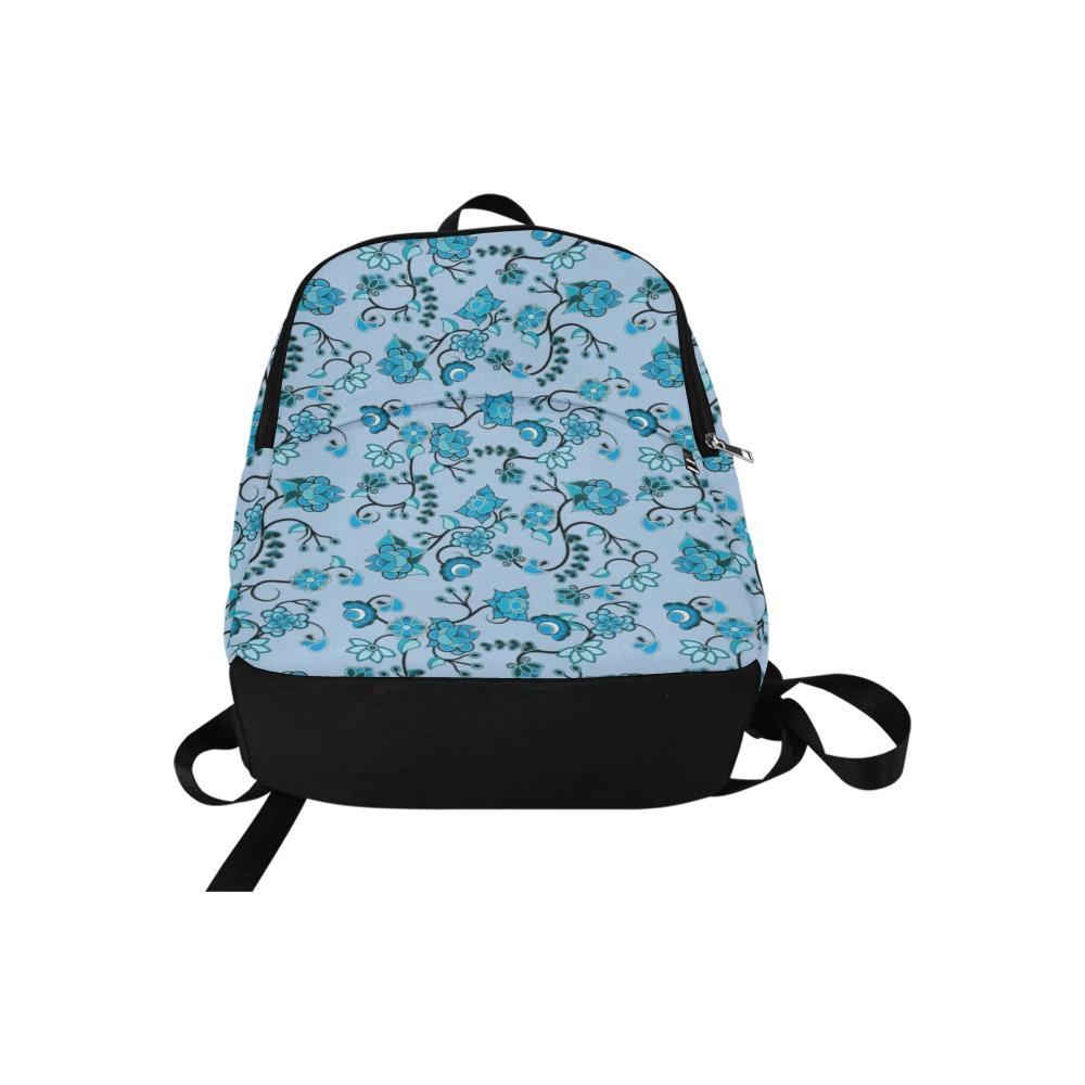 Blue Floral Amour Fabric Backpack for Adult (Model 1659) Casual Backpack for Adult (1659) e-joyer