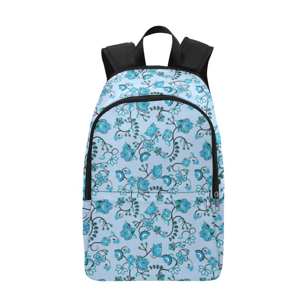 Blue Floral Amour Fabric Backpack for Adult (Model 1659) Casual Backpack for Adult (1659) e-joyer