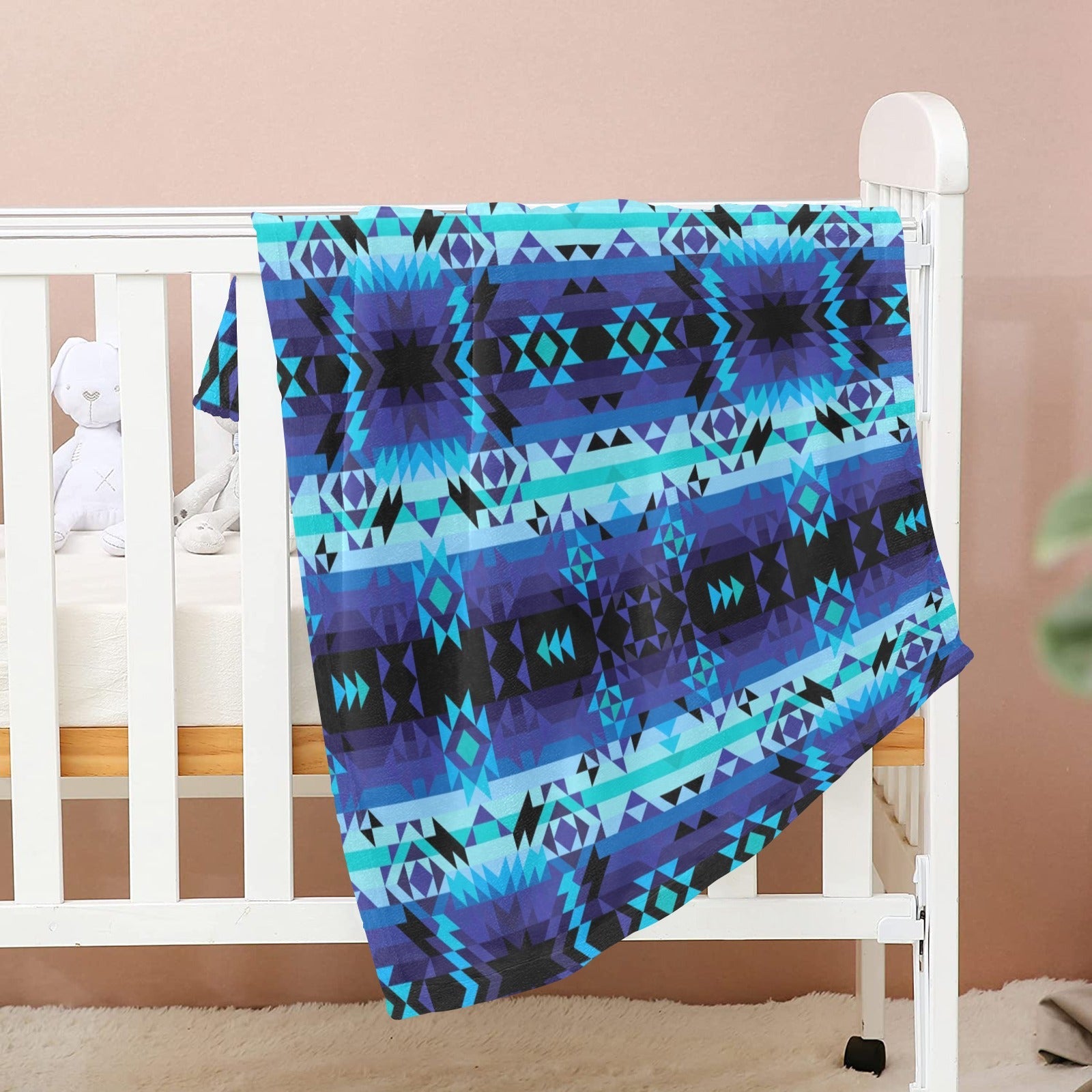 Blue Star Baby Blanket 40"x50" Baby Blanket 40"x50" e-joyer 