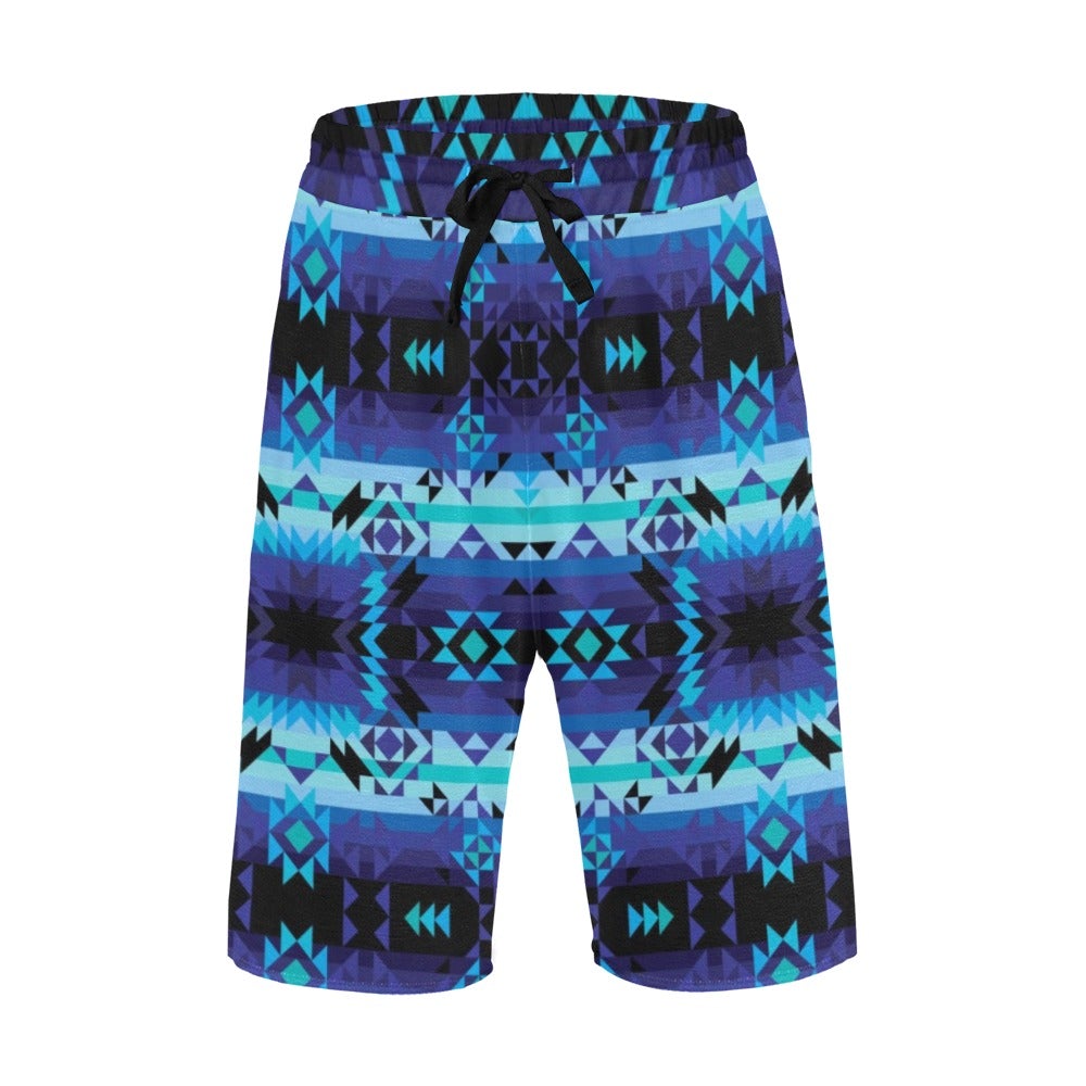 Blue Star Men's All Over Print Casual Shorts (Model L23) short e-joyer