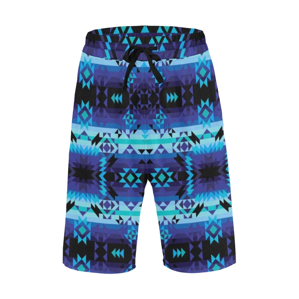 Blue Star Men's All Over Print Casual Shorts (Model L23) short e-joyer 