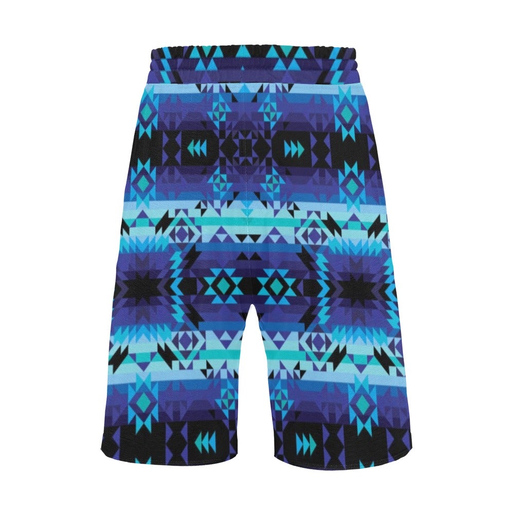 Blue Star Men's All Over Print Casual Shorts (Model L23) short e-joyer