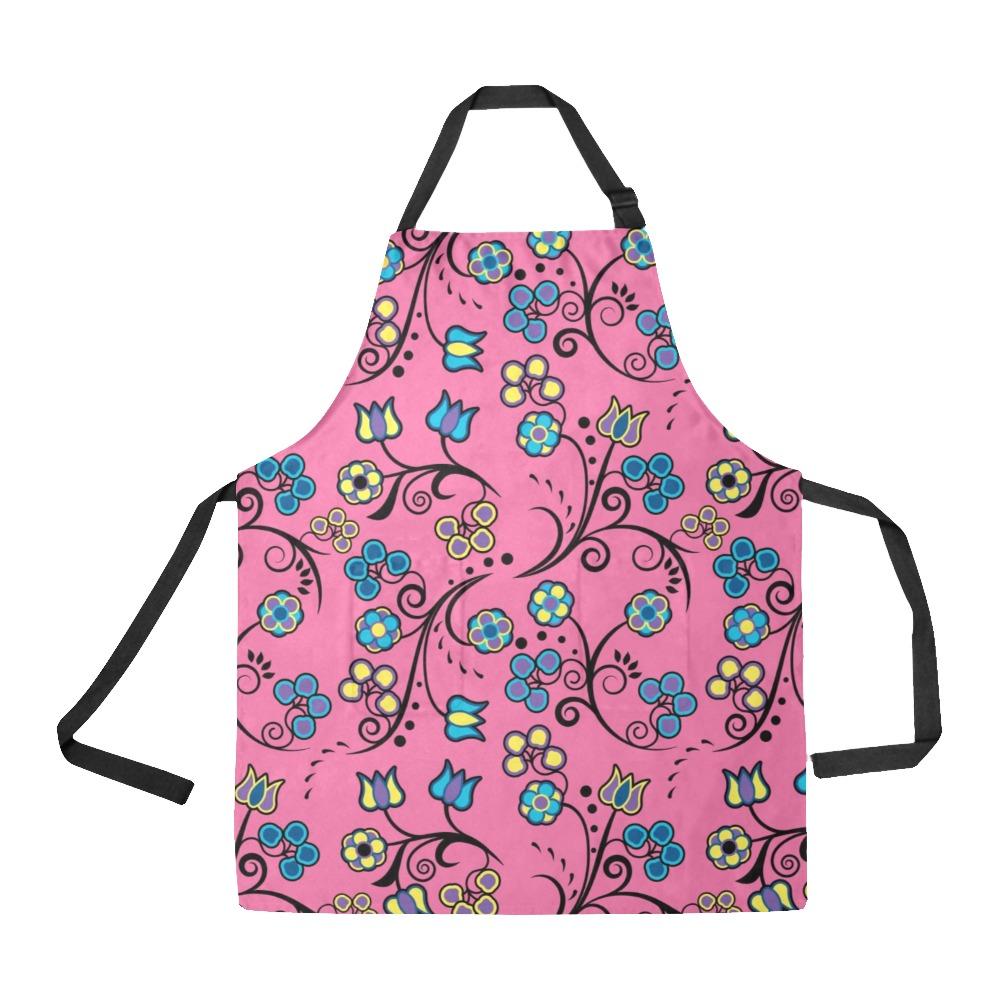 Blue Trio Bubblegum All Over Print Apron All Over Print Apron e-joyer