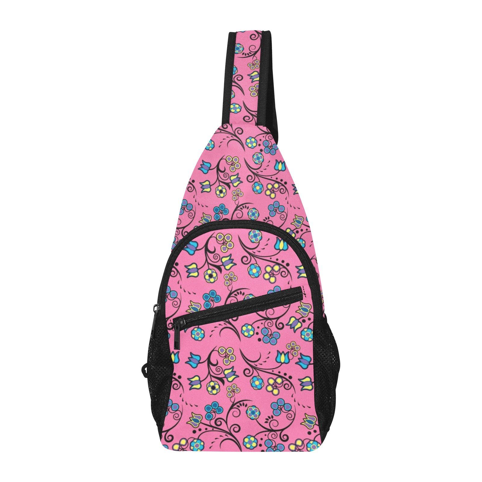 Blue Trio Bubblegum All Over Print Chest Bag (Model 1719) All Over Print Chest Bag (1719) e-joyer