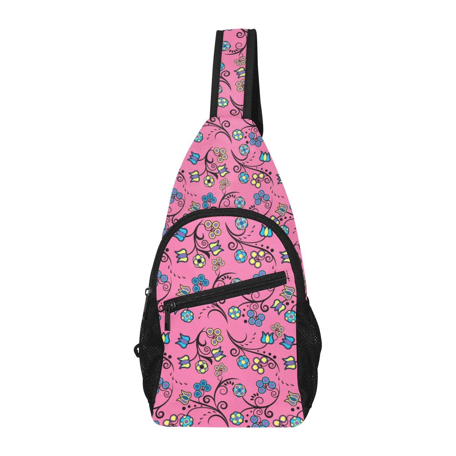 Blue Trio Bubblegum All Over Print Chest Bag (Model 1719) All Over Print Chest Bag (1719) e-joyer 