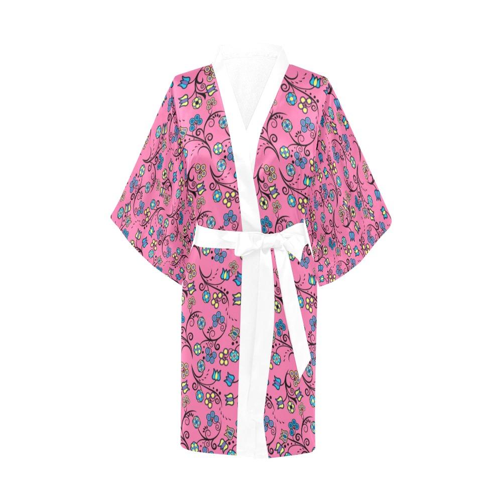 Blue Trio Bubblegum Kimono Robe Artsadd