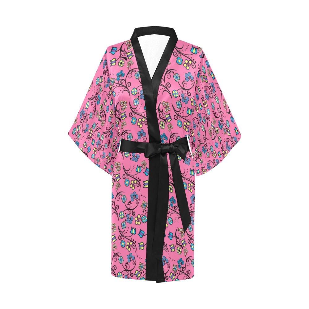 Blue Trio Bubblegum Kimono Robe Artsadd