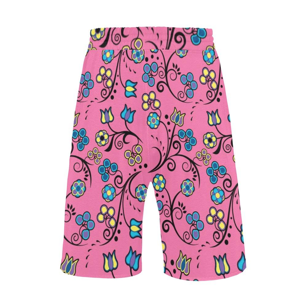 Blue Trio Bubblegum Men's All Over Print Casual Shorts (Model L23) short e-joyer