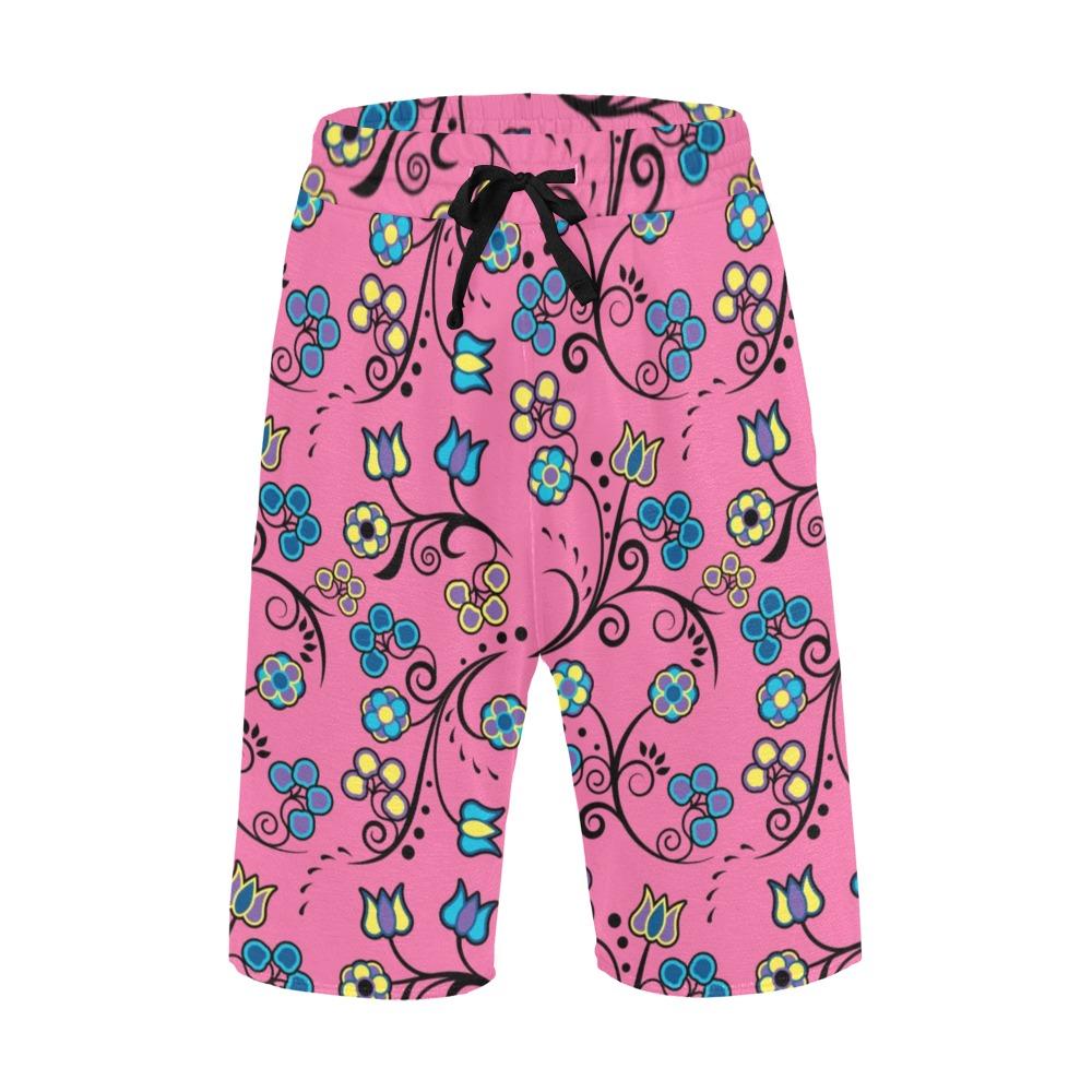 Blue Trio Bubblegum Men's All Over Print Casual Shorts (Model L23) short e-joyer