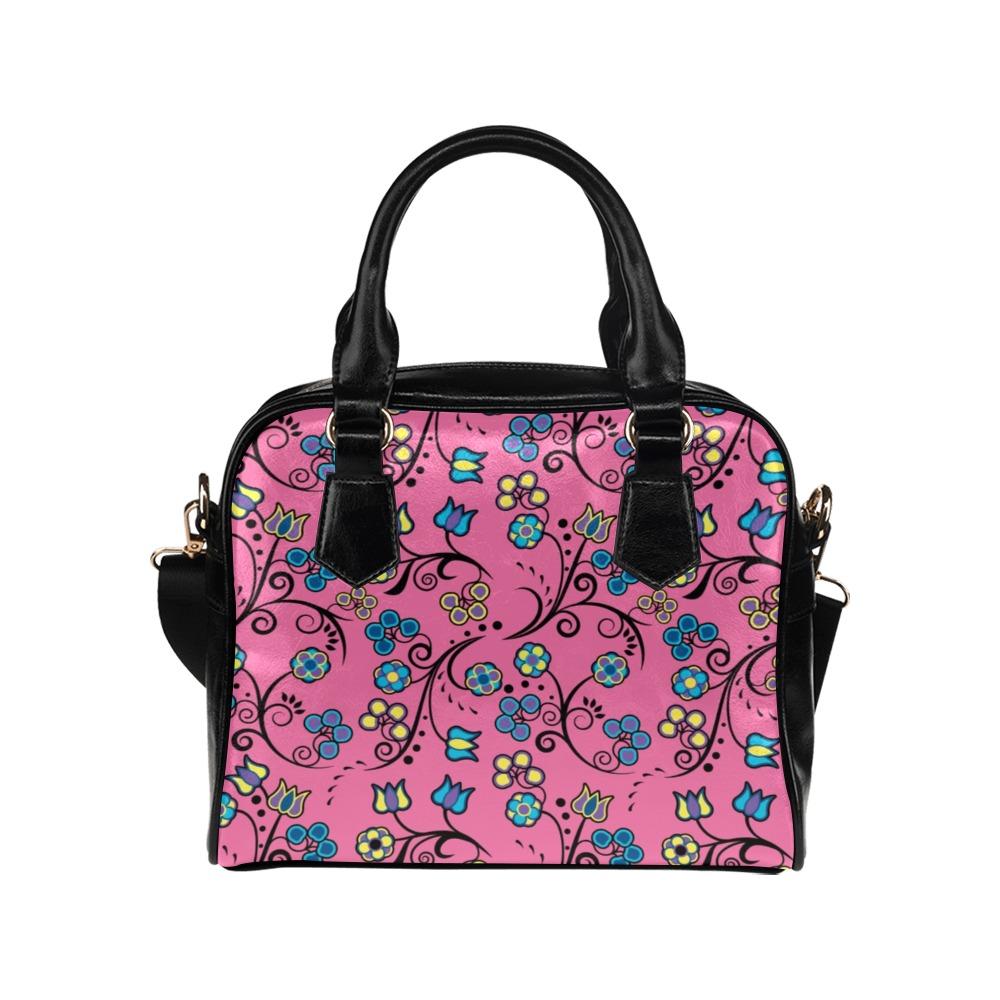Blue Trio Bubblegum Shoulder Handbag (Model 1634) bag e-joyer
