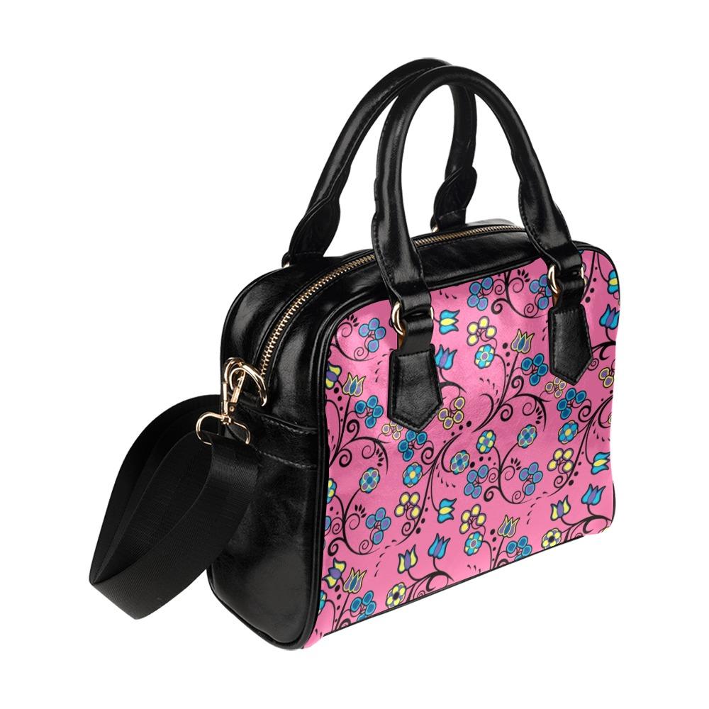 Blue Trio Bubblegum Shoulder Handbag (Model 1634) bag e-joyer