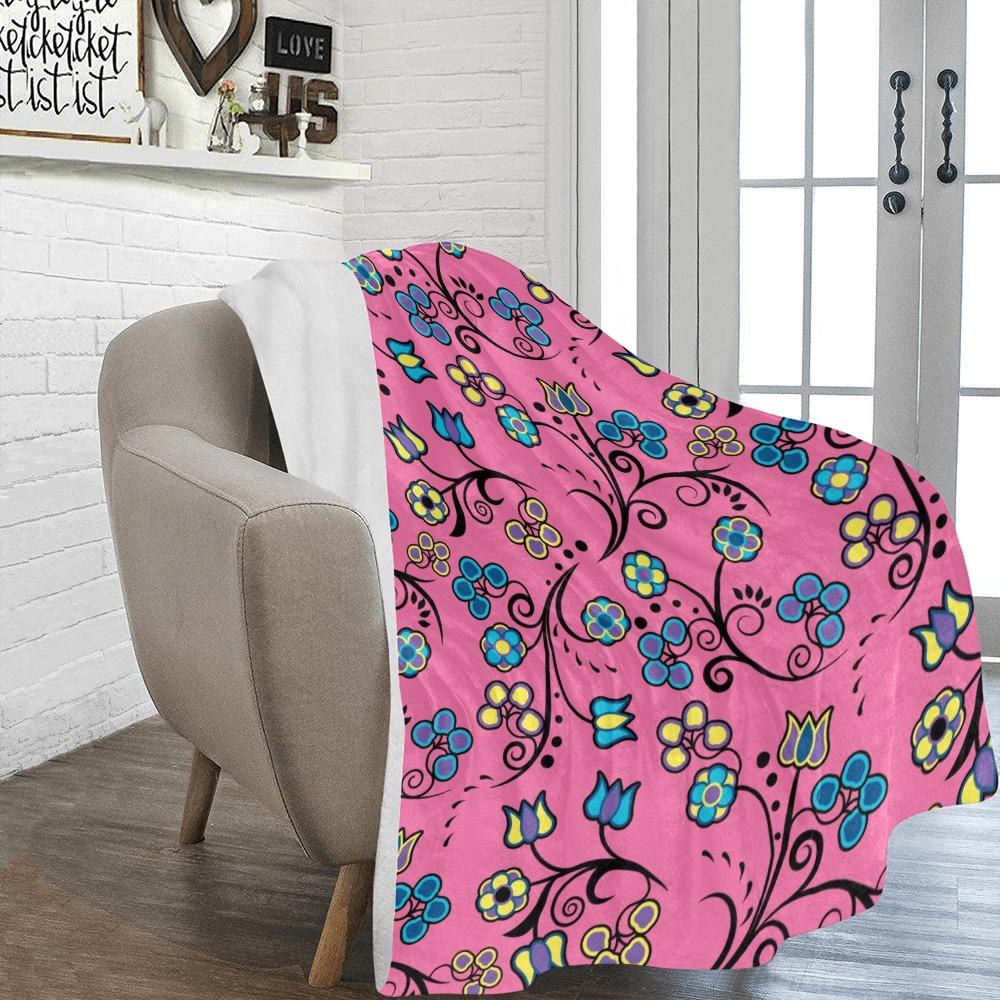 Blue Trio Bubblegum Ultra-Soft Micro Fleece Blanket 60"x80" blanket e-joyer 