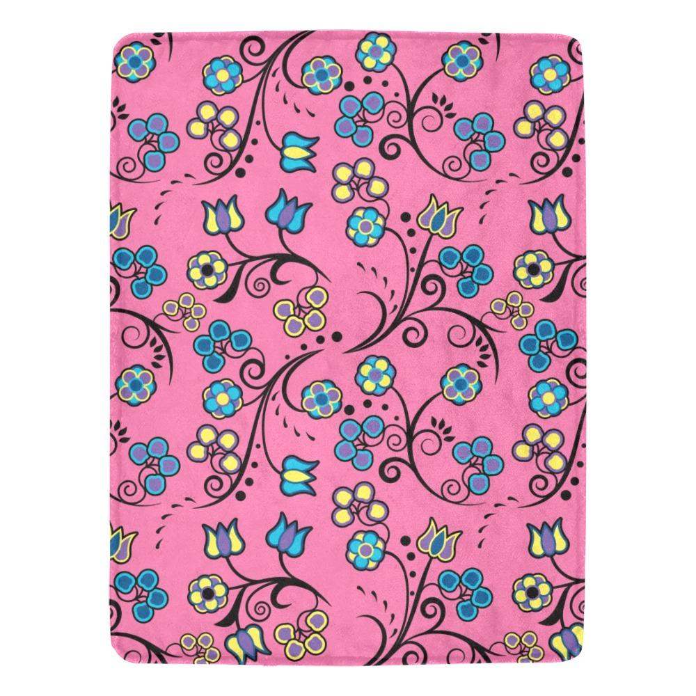 Blue Trio Bubblegum Ultra-Soft Micro Fleece Blanket 60"x80" blanket e-joyer 