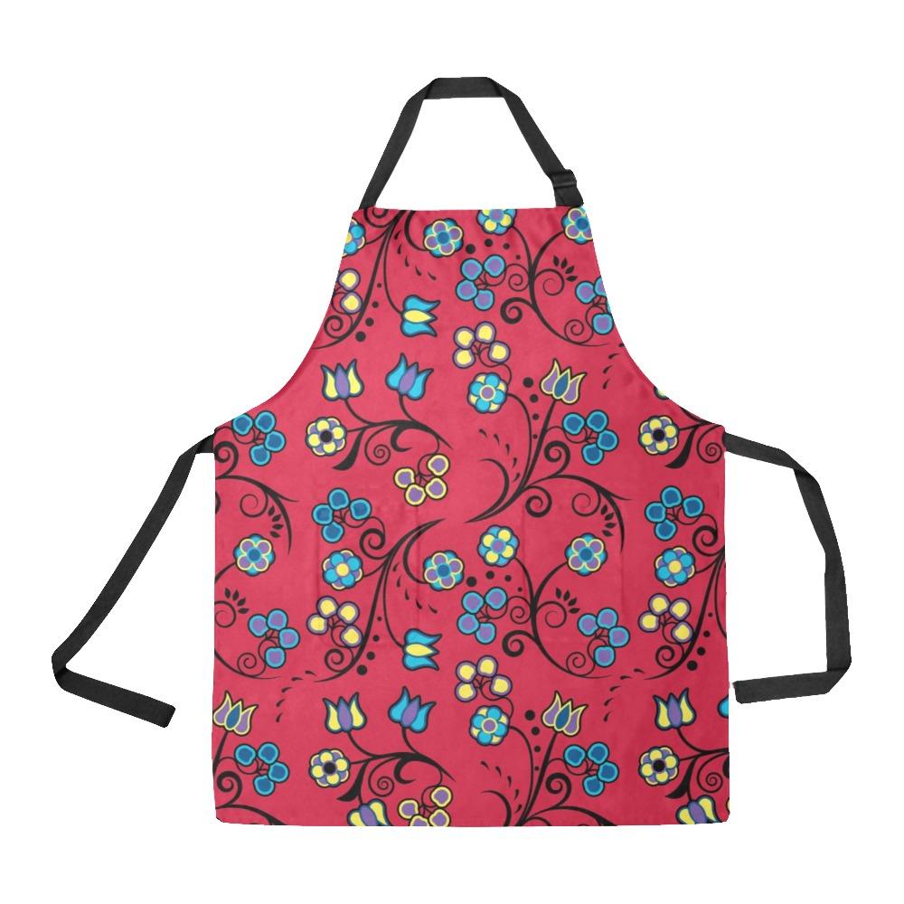 Blue Trio Cardinal All Over Print Apron All Over Print Apron e-joyer